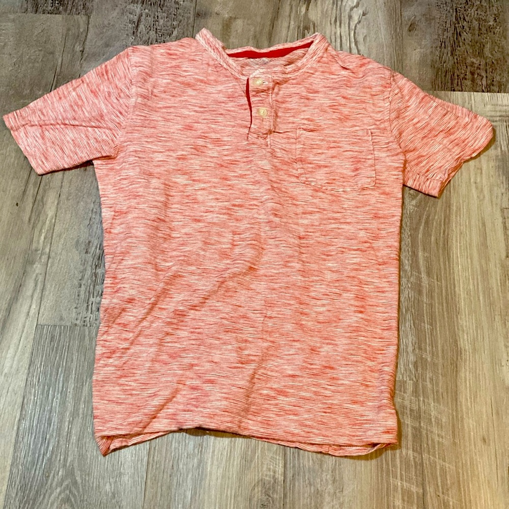 Cherokee Orange and White stripe tee